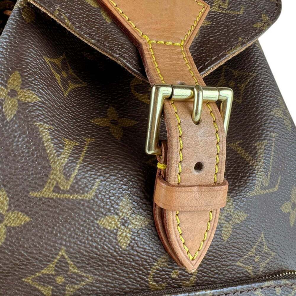 LOUIS VUITTON Brown Monogram Canvas Backpack - Picture 12 of 13